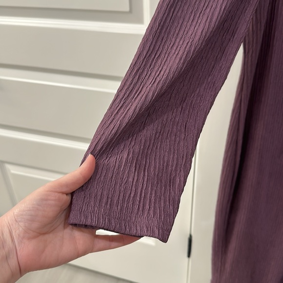 EUC Women’s SHEIN Brand Long Sleeve Stretch Dress Plus Size Solid Crepe - Picture 3 of 10